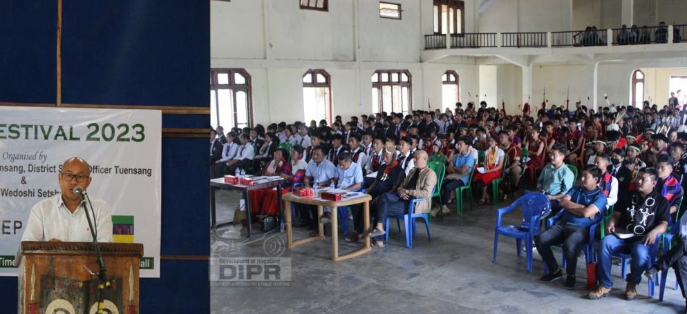 Youth festival as part of the Systematic Voters Education and Electoral Participation Campaign was held at the town hall, Tuensang on September 25. (DIPR Photo)
